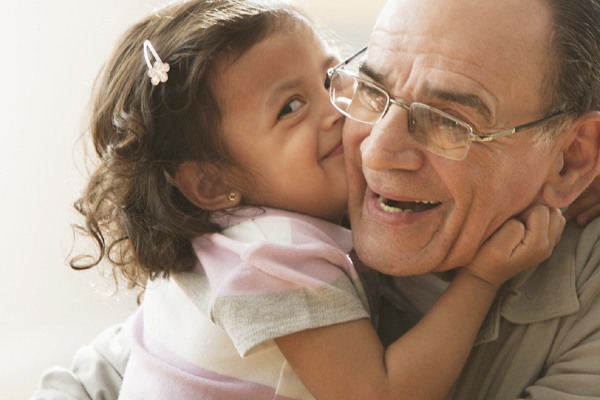 Grandparents with Grand children