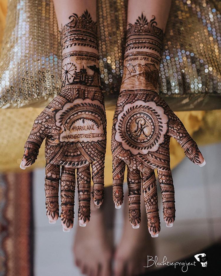 Bridal mehendi design