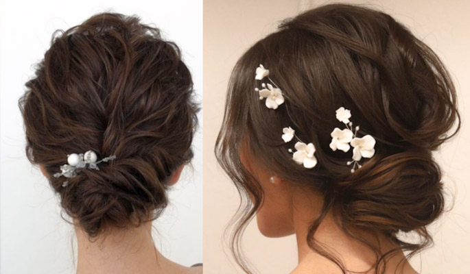 99+ Medium Length Wedding Hairstyles For 2023 Brides | Frisuren,  Hochzeitsfrisuren, Frisur braut