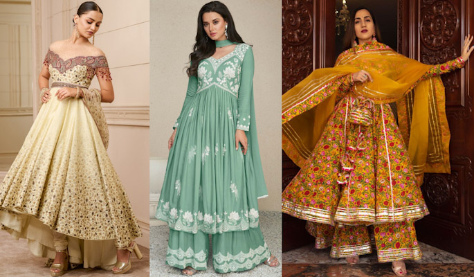 Sassy Ways to Style Your Anarkali This Wedding Season - Weddingplz Blog