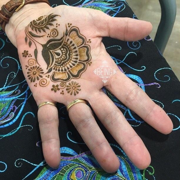 19. Palm Mehndi Design For Men - ShaadiWish