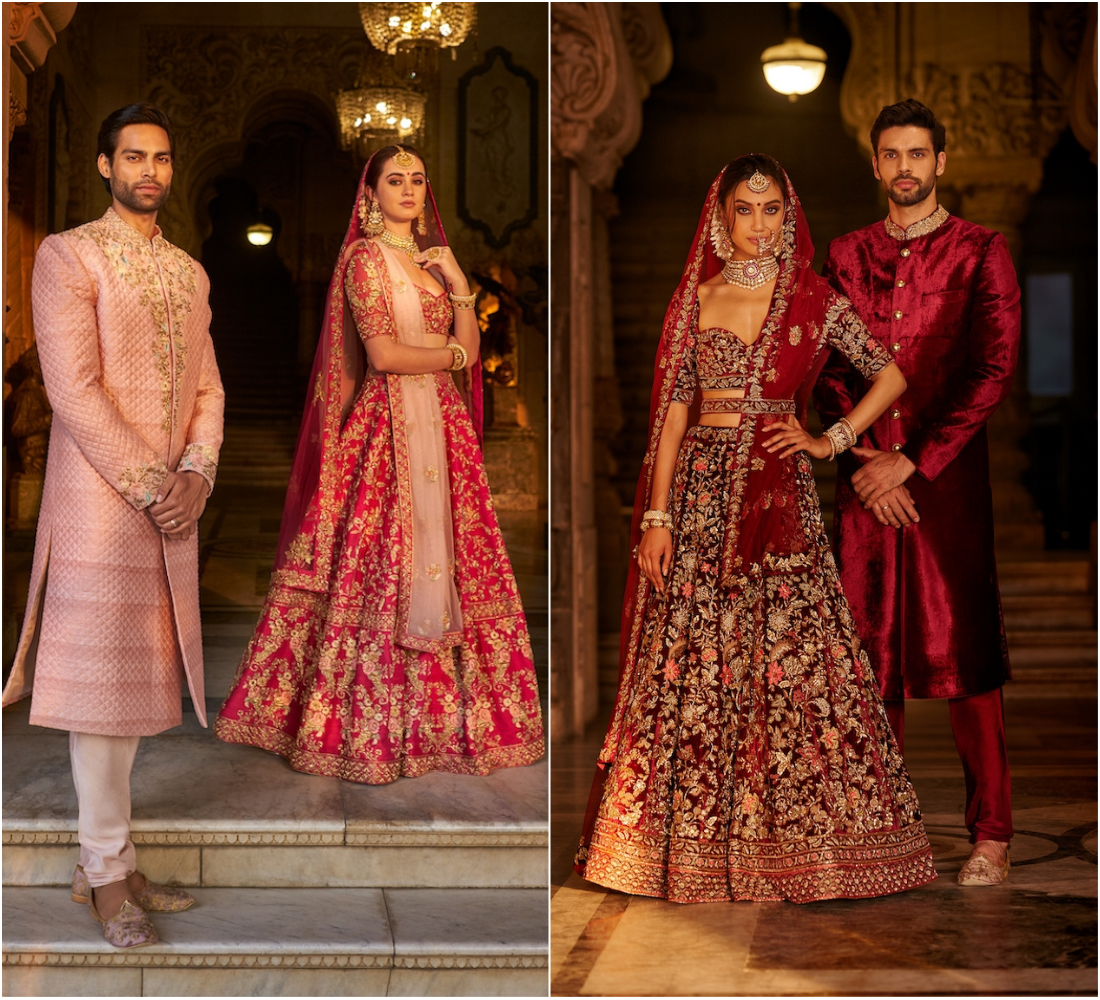 Breathtaking Bridal Outfit by Shyamal & Bhumika – You will fall in Love |  Indian bridal dress, Designer bridal lehenga, Bridal lehenga collection