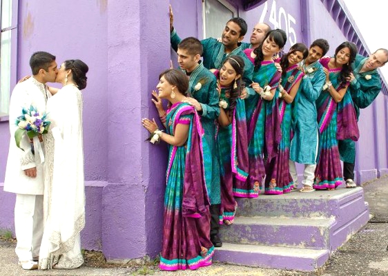 Bridesmaids Peeking Pics