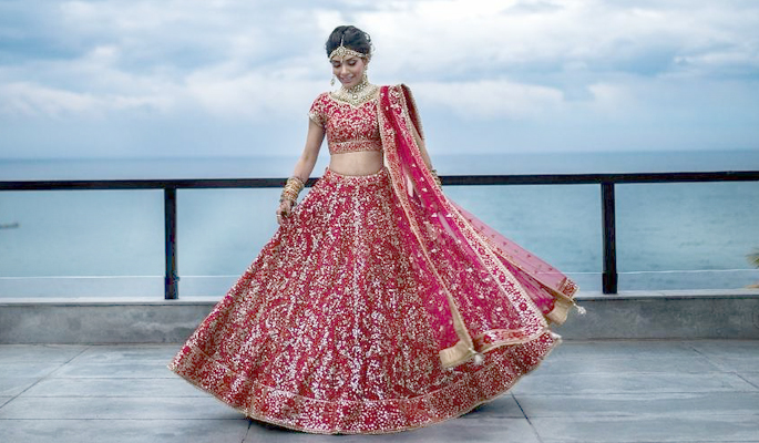 Party Wear Semi Stitched New Designer Pink Lehenga Choli With Duppata, 2  Miter at Rs 599 in Surat