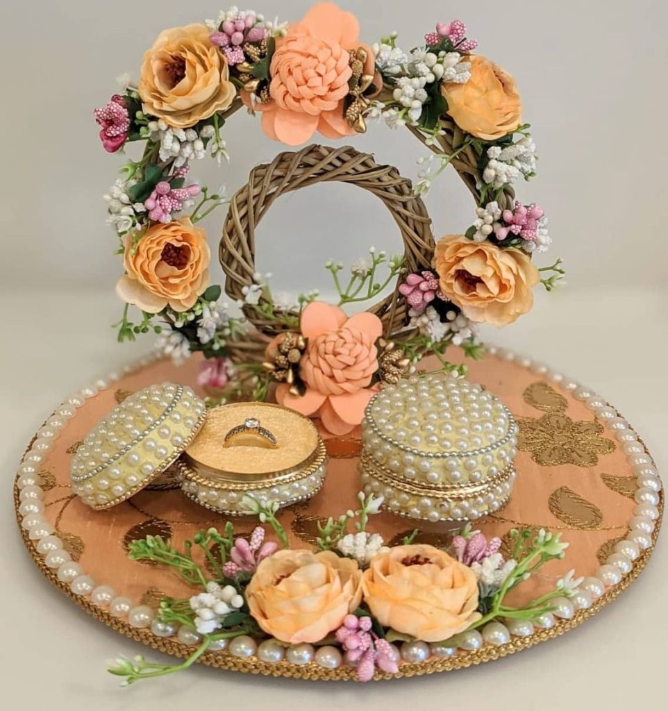 Wooden Art Ring Ceremony Tray – Zupppy