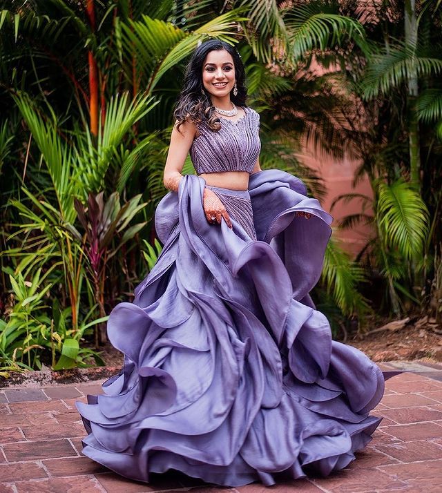 Impeccable Lavender Lehengas For Year 2021 Intimate Wedding Season For Our Real Brides To Get 2901