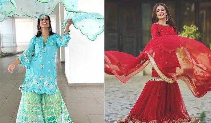 Poses In Sharara set! | Fashion poses, Indian bridal wear red, Women  photography poses