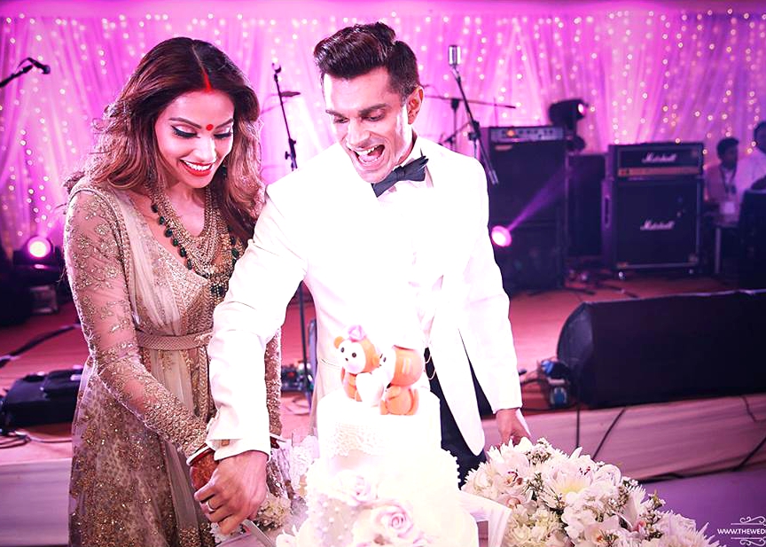 wedding cake bipasha karan wedding