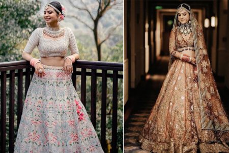 Bridal hotsell zardosi lehengas